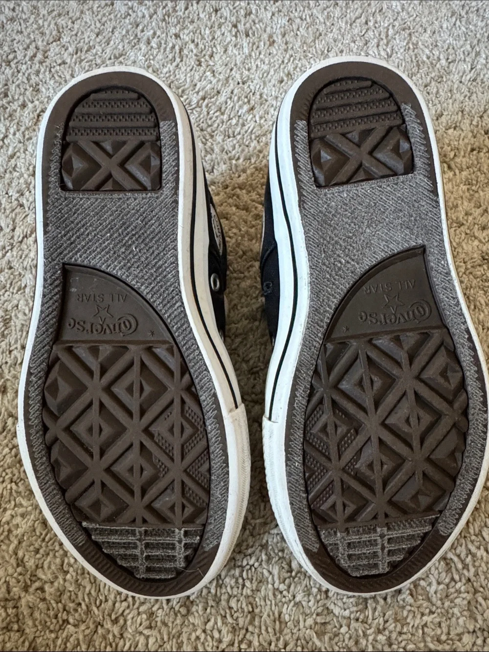 Converse Kids Black and White High Top Sneakers